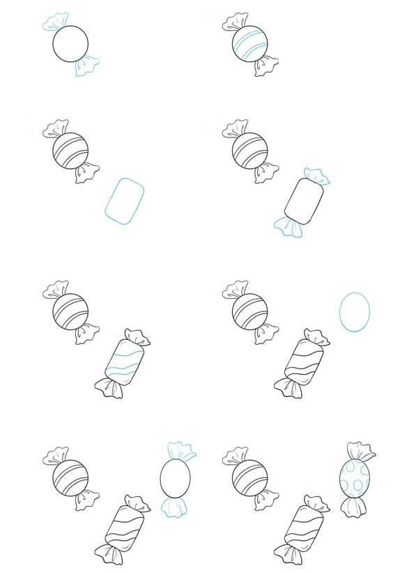 Desenhos de Três doces