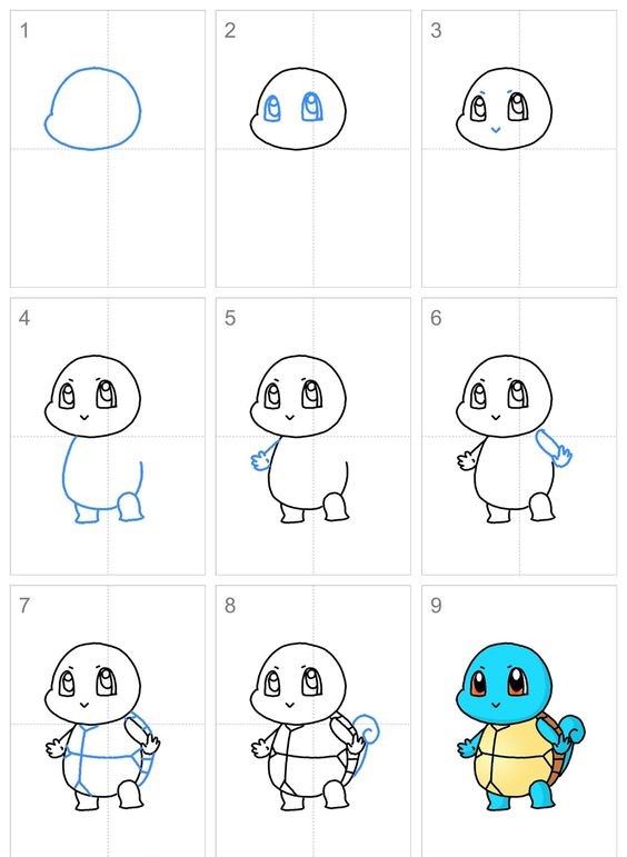 Desenhos de Blastoise