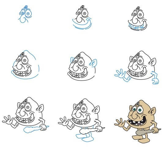 Desenhos de Amigável para monstros