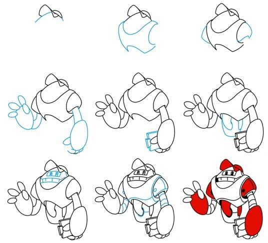 Desenhos de Amigável para robôs