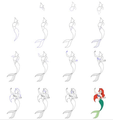 Desenhos de Ariel idea (23)