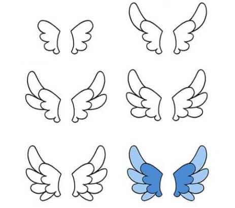 Desenhos de Asas de anjo