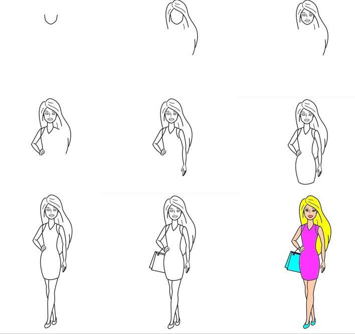 Desenhos de Barbie