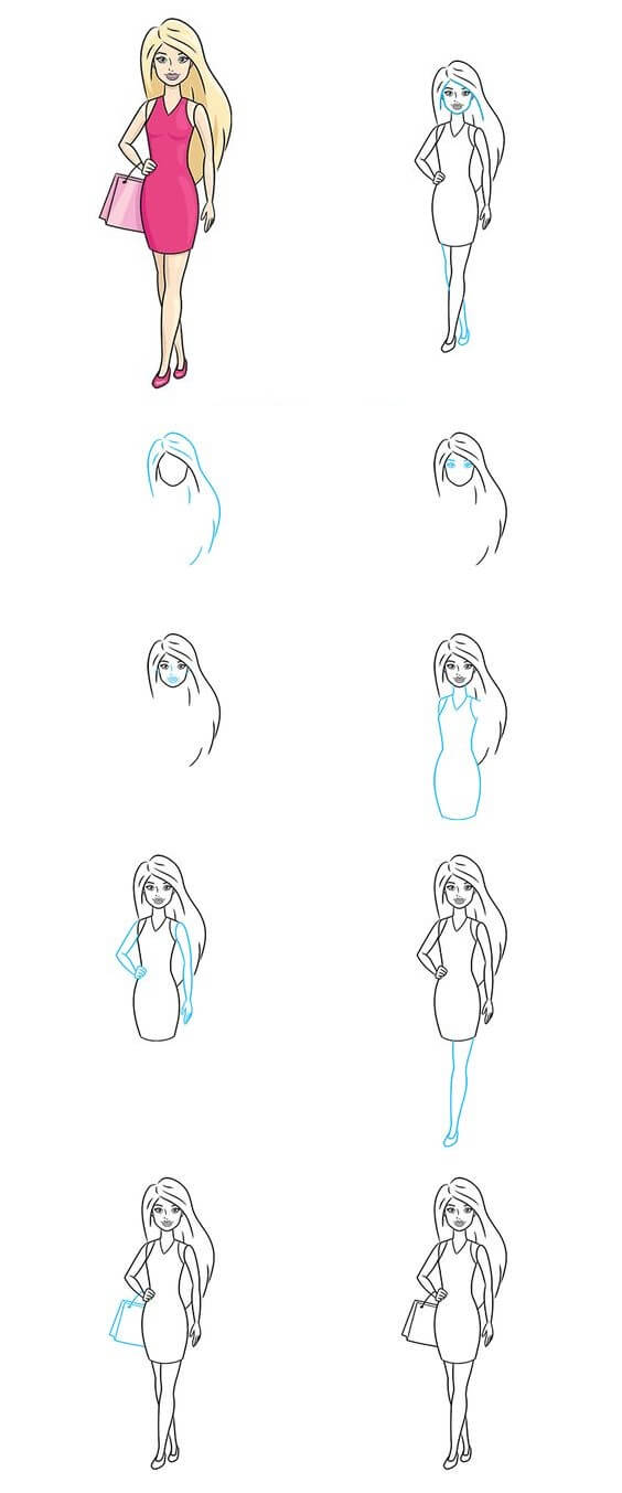 Desenhos de Barbie grátis