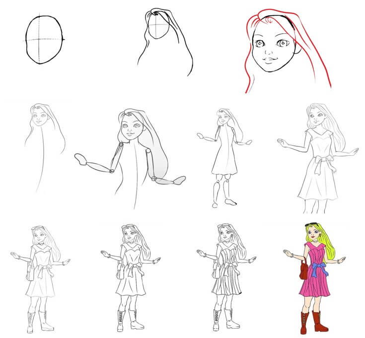 Desenhos de Barbie para imprimir