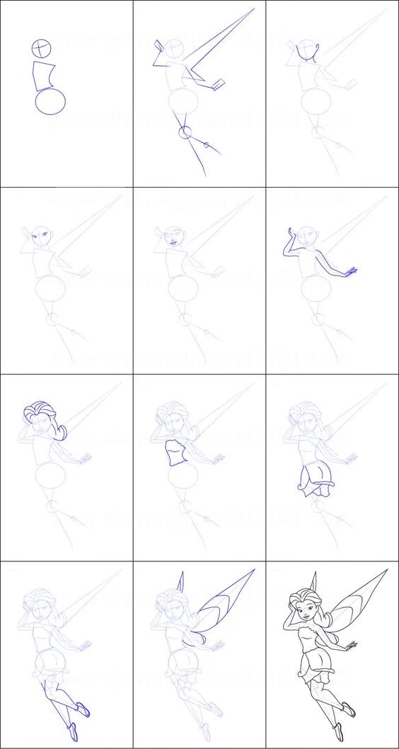 Desenhos de Bela fada