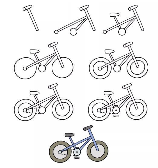 Desenhos de Bicicleta imagem gratuita