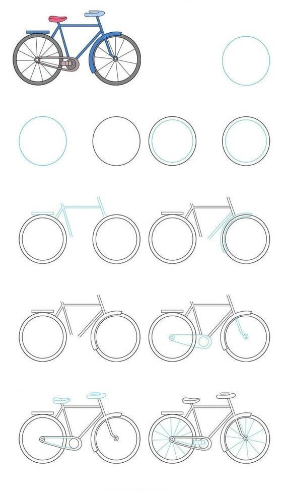 Desenhos de Bicicleta para menino