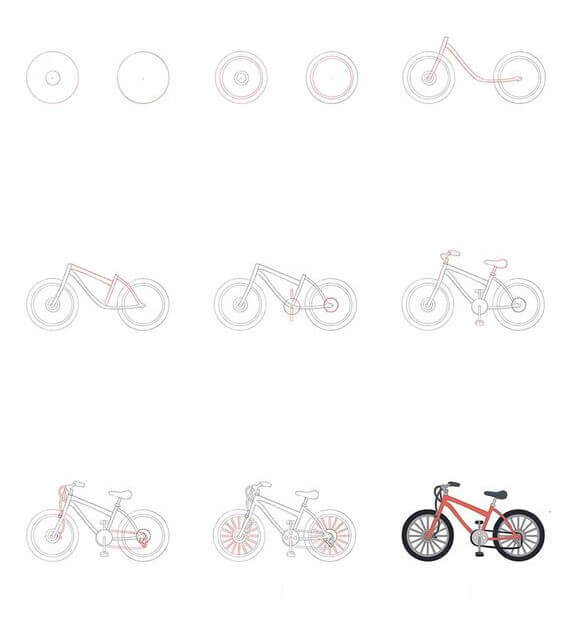 Desenhos de Bicicleta pequena
