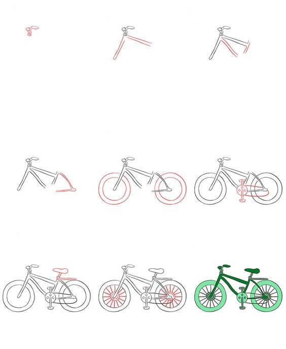 Desenhos de Bicicletas
