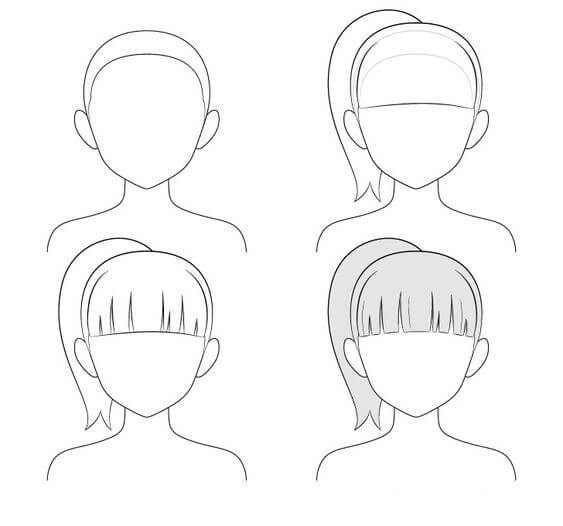 Desenhos de Cabelo grátis