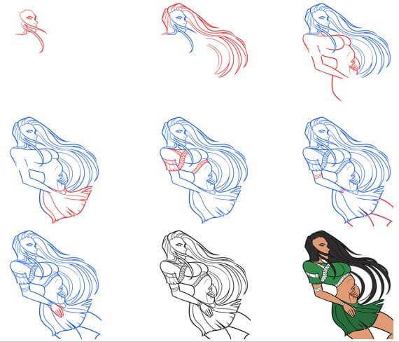 Desenhos de Pocahontas