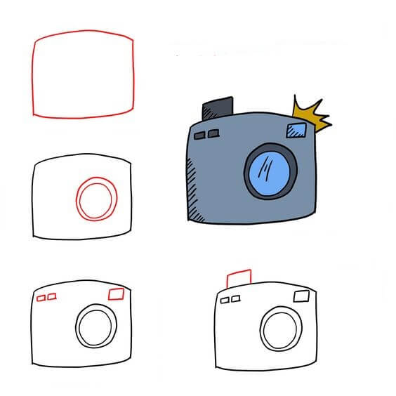Desenhos de Câmera básica gratuita