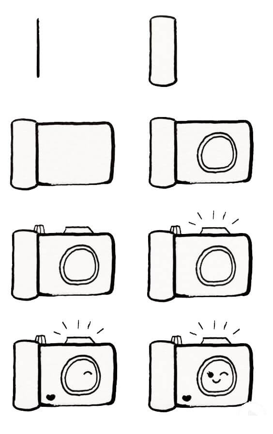 Desenhos de Câmera é muito fácil