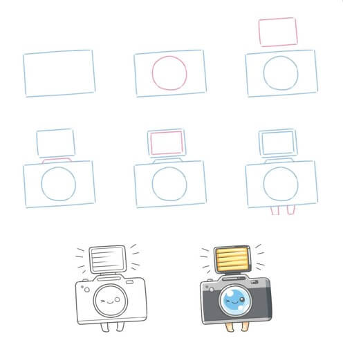 Desenhos de Câmera para crianças