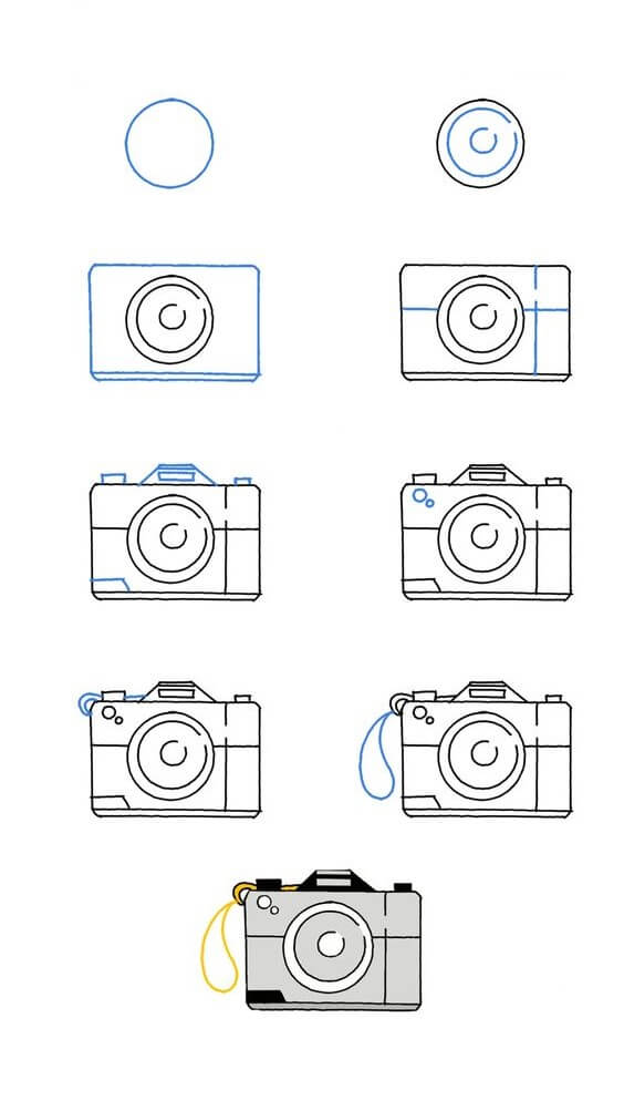 Desenhos de Câmera pequena