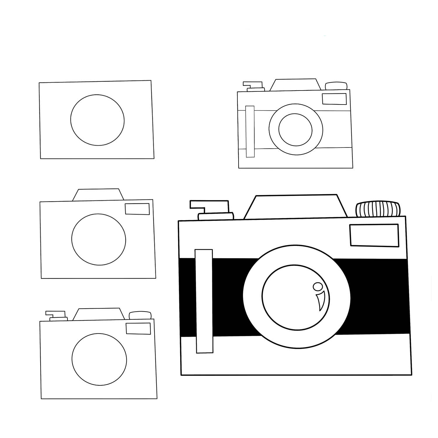 Desenhos de Câmera simples gratuita