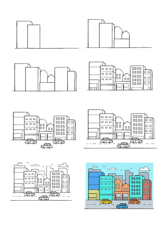 Desenhos de Cidade imprimível
