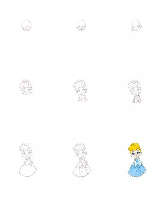 Desenhos de Cinderela grátis