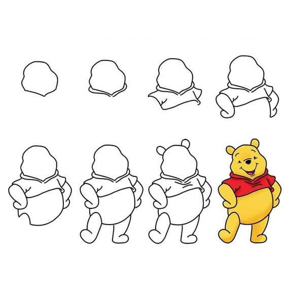 Desenhos de Desenho imprimível do Ursinho Pooh