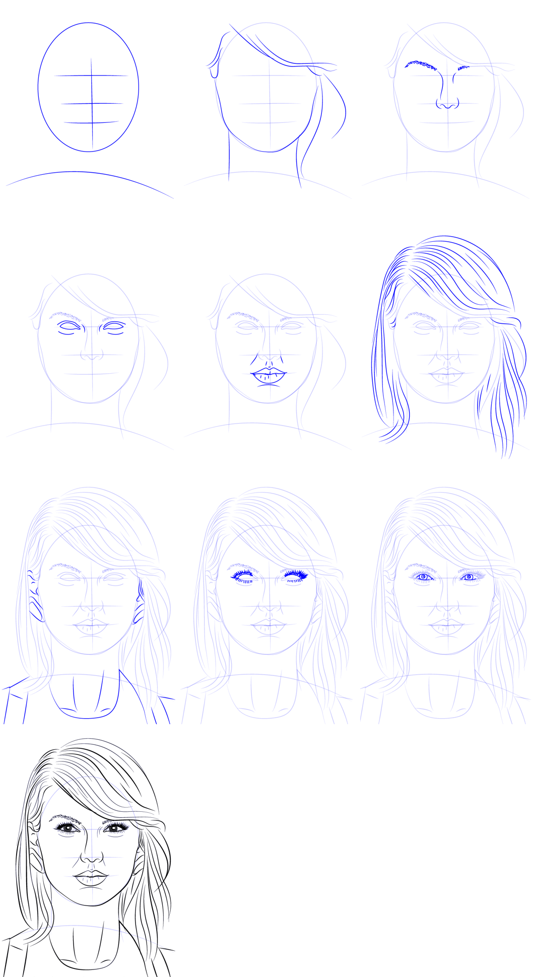 Desenhos de Desenho simples da Taylor Swift