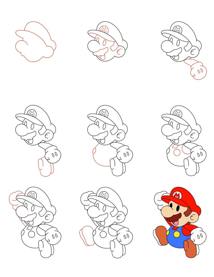 Desenhos de Diversão com o Mario