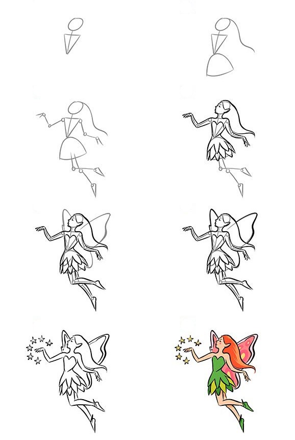Desenhos de Estrela de fada