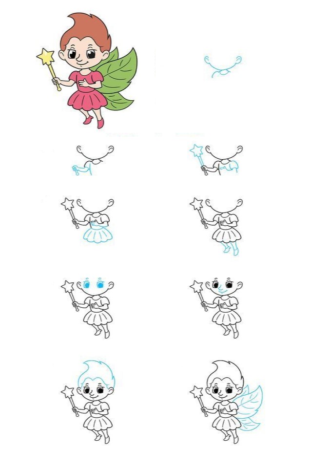 Desenhos de Fada Compreensiva