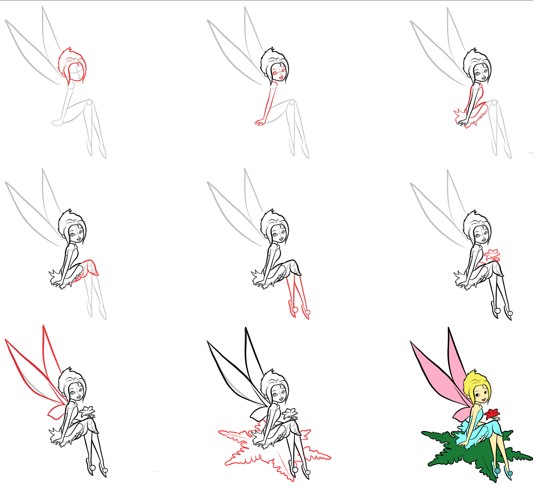 Desenhos de Fada do Sorriso