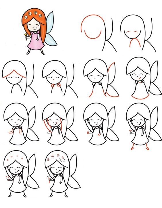 Desenhos de Fada Engraçada