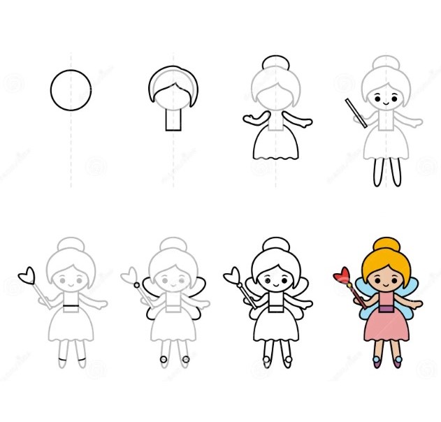 Desenhos de Fada para crianças