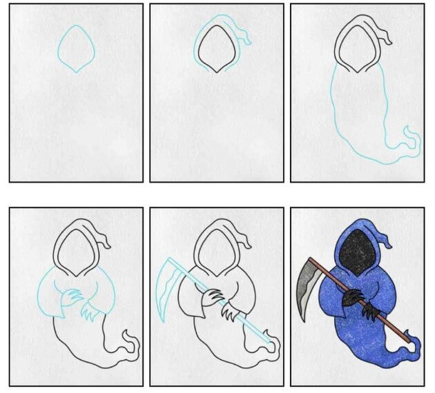 Desenhos de Fantasma Ceifador