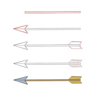 Desenhos de Gratuita de flecha