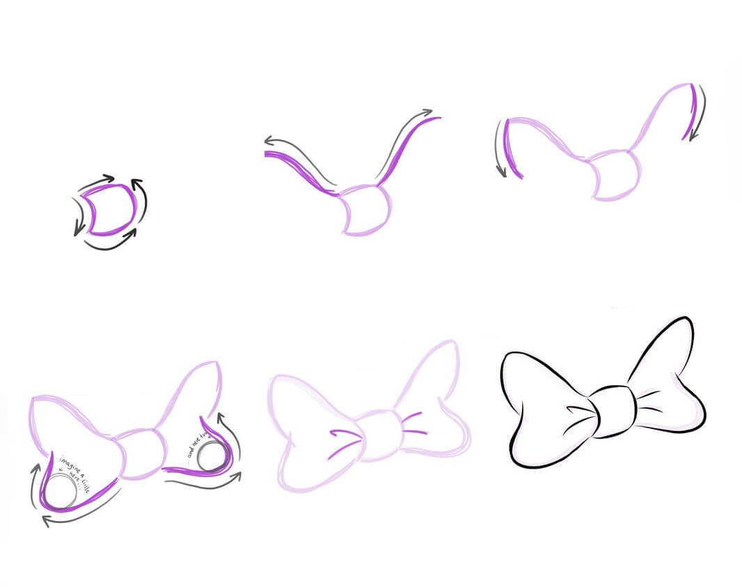 Desenhos de Gravata borboleta básica