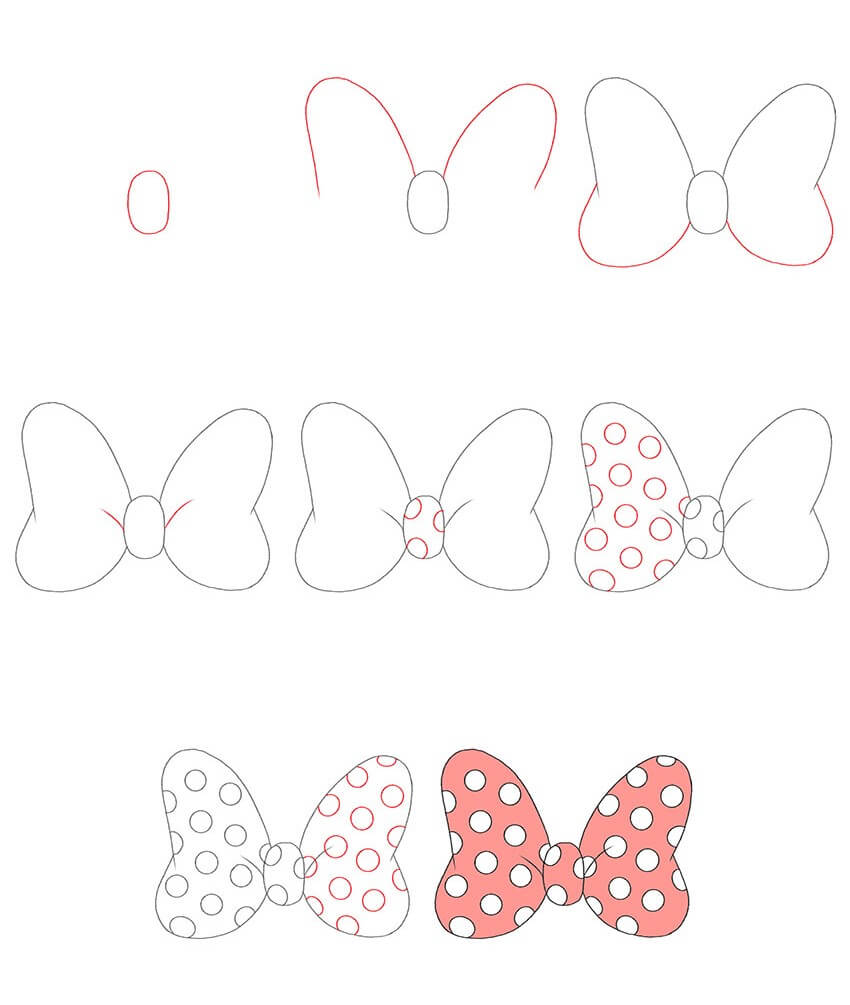 Desenhos de Gravata borboleta de bolinhas