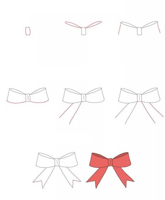 Desenhos de Gravata borboleta normal