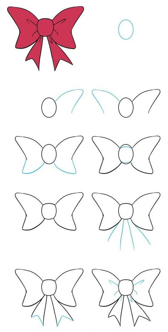 Desenhos de Gravata borboleta para menina