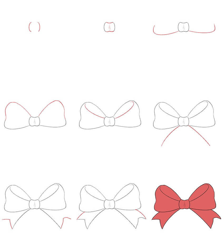 Desenhos de Gravata borboleta simples