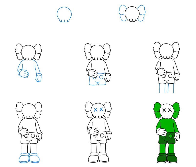 Desenhos de Green Kaws