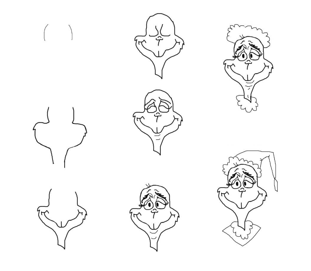 Desenhos de Grinch feio