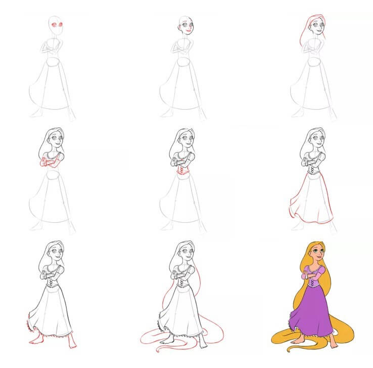 Desenhos de Ideia da Rapunzel (14)