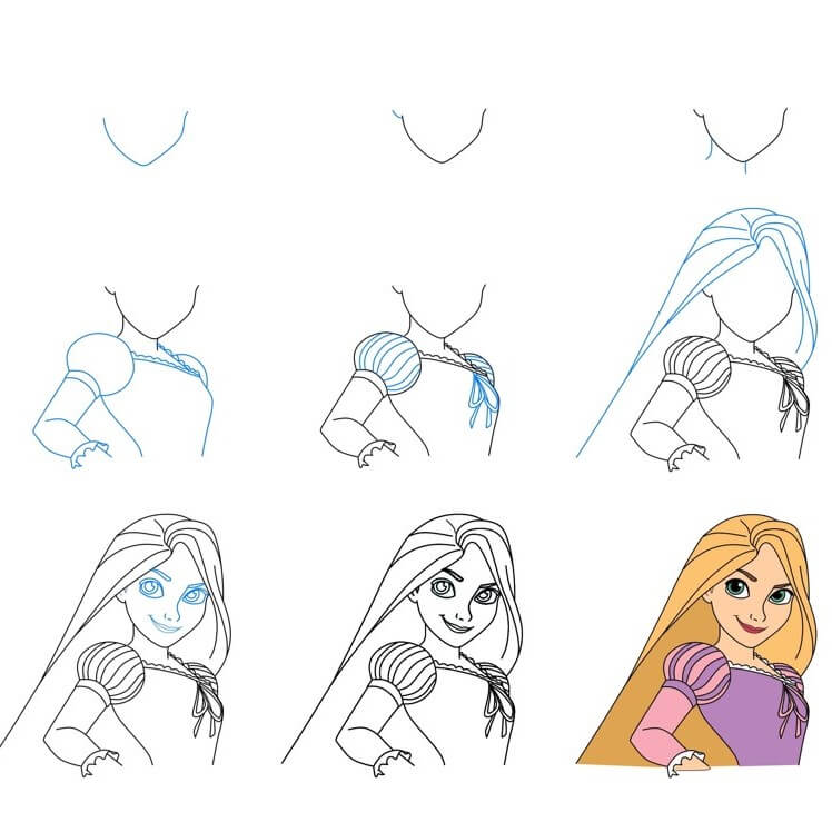 Desenhos de Rapunzel