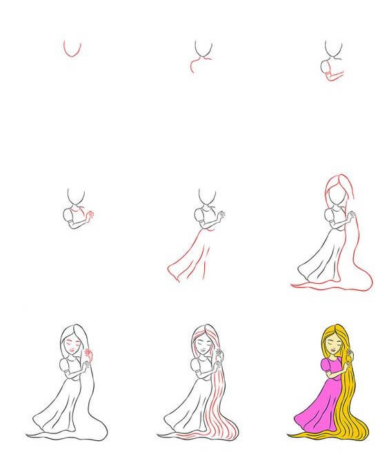 Desenhos de Ideia da Rapunzel (4)