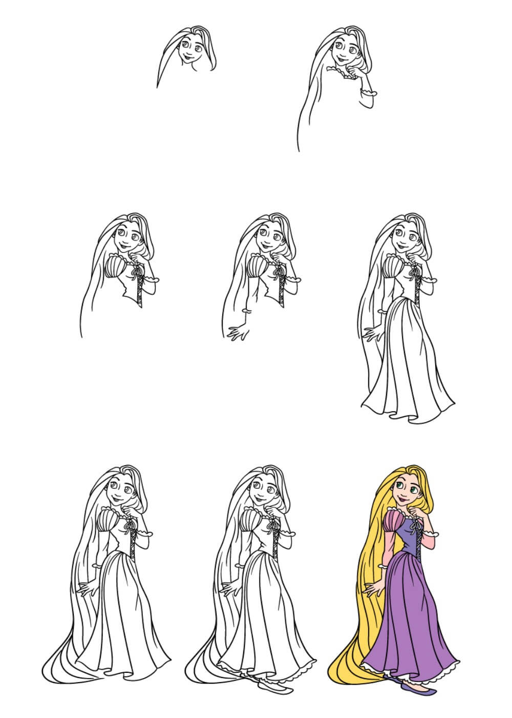 Desenhos de Ideia da Rapunzel (7)