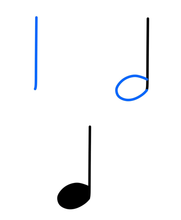 Desenhos de Ideia de notas musicais (17)