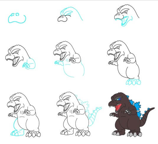 Desenhos de Godzilla