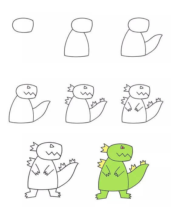 Desenhos de Ideia Godzilla (2)