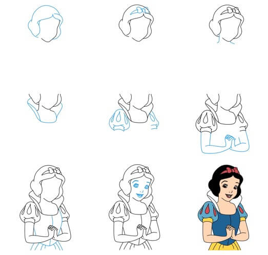 Desenhos de Imagem da Branca de Neve