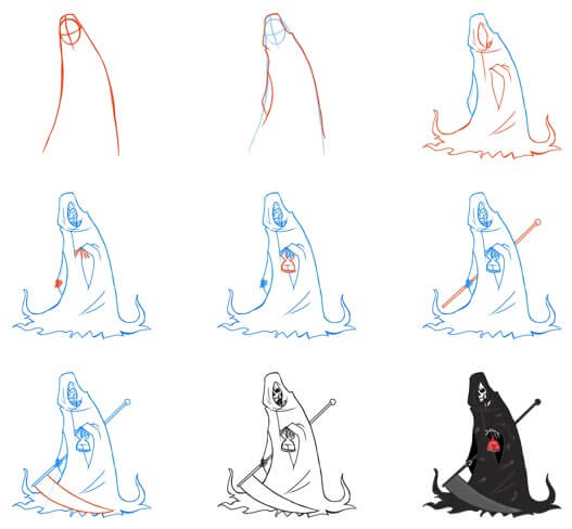 Desenhos de Imagem da Ceifador