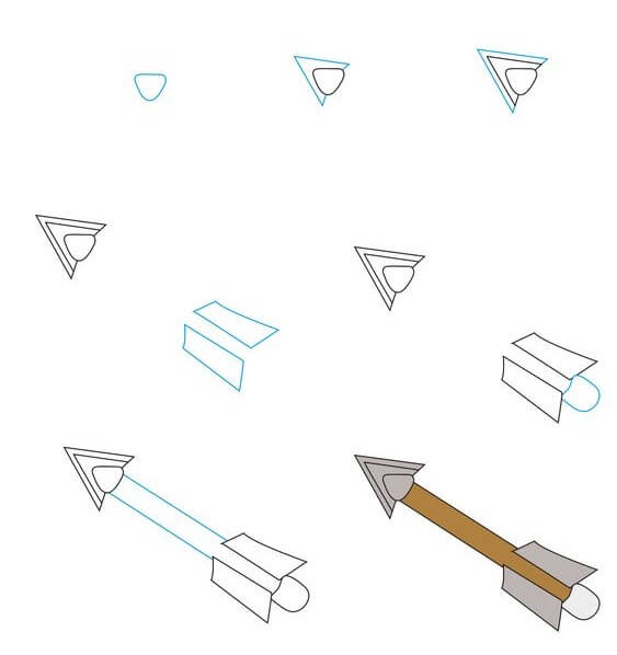 Desenhos de Imagem de flecha